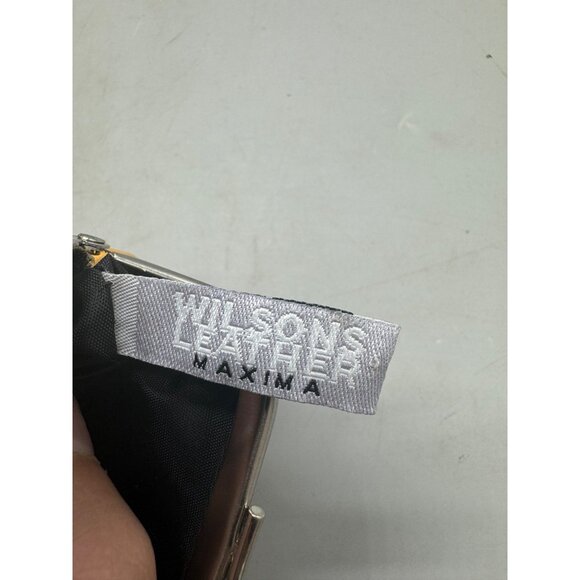 wilsons leather maxima Bulldog Face Genuine Leather Coin Purse With Keychain REA - Picture 7 of 7